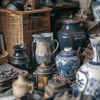 scene-with-miscellaneous-items-being-sold-yard-sale-bargains